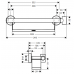 Полочки Hansgrohe Unica 26328400 Хром 