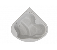 Минибассейн Radomir "КОРНЕЛИЯ" (серый мрамор), Silver, 1700х1700, рама-подставка, слив-перелив автомат с сеточкой, подголовники (1-30-0-0-0-164С) 