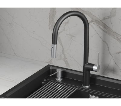 Смеситель для кухни GRANULA 9010, ТУРМАЛИН 