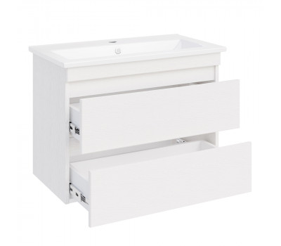 Тумба ASB-Mebel Лира 75 Ясень белый под умывальник Элина 75 (10676) белый Тумба ASB-Mebel Лира 75 Ясень белый под умывальник Элина 75 (10676) белый