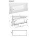 Ванна акриловая Marka One DIRECT 170х100 R 01дир1710п