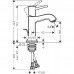 Смеситель для раковины Hansgrohe Metropol Classic 31300090 хром/золото