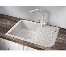 Кухонная мойка GRANULA 7001, БАЗАЛЬТ, кварц 