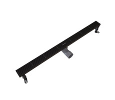 Душевой трап линейный Knotlor SDRW0800LBL матовый черный  