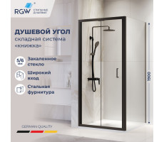 Душевой уголок RGW PA-132B (PA-21B+Z-050-5B) 1000x1000 060813200-14 Черный 