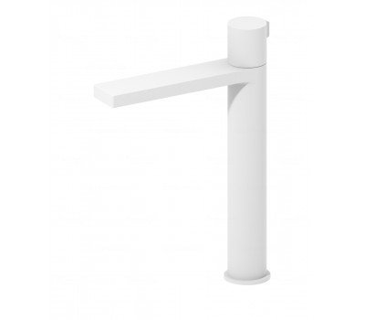 Высокий смеситель для раковины Feramolli BO8822FH белый 