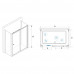 Душевой уголок 120x100 RGW Classic 040945210-11P Хром 