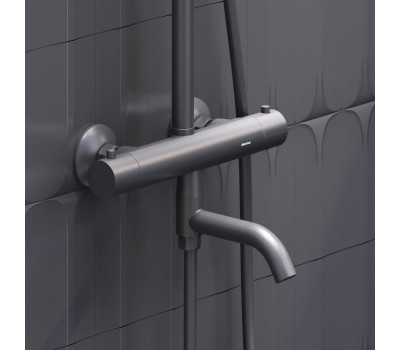 Душевая система c термостатом Damixa Jupiter 977810300 Черный 