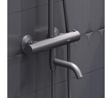 Душевая система c термостатом Damixa Jupiter 977810300 Черный 
