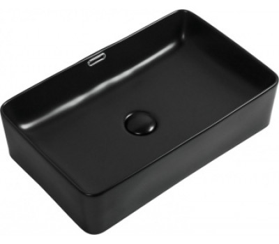 Раковина накладная Aquanet Perfect-3-MB 55 черный матовый 