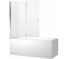Шторка на ванну Aquanet Beta 4 NF6222-hinge, прозрачное стекло 