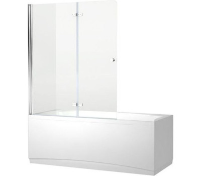 Шторка на ванну Aquanet Beta 4 NF6222-hinge, прозрачное стекло 