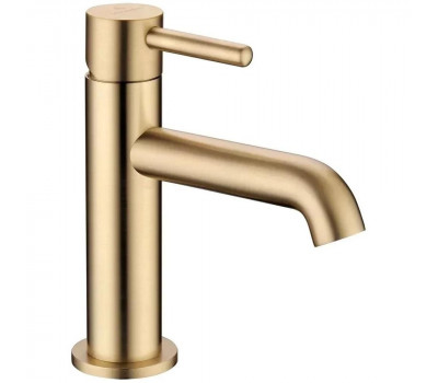 Смеситель для раковины Grocenberg GB2099MG, матовое золото 