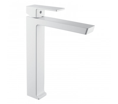 Смеситель для раковины высокий Rose R18C R1811C-1, белый