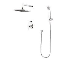 Душевая система Lemark Contest встраиваемая LM5829CW хром | белый 