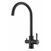 Смеситель для кухни Granite Black с подключением к фильтру R-излив GR 04 B  ESKO 