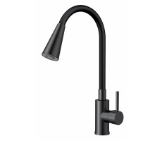 Смеситель для кухни гибкий излив черный2 режима K47BB ESKO 