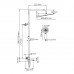 Душевая система WasserKRAFT A199.119.065.087.CH Thermo хром 