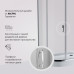 Душевое ограждение 120x80 см, без поддона AM.PM Like W83G-302U120CT64 Стекла прозрачные; профиль матовый хром 