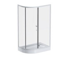 Душевое ограждение 120x80 см, без поддона AM.PM Like W83G-302U120CT64 Стекла прозрачные; профиль матовый хром 