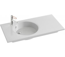 Раковина ODEON RIVE GAUCHE 100 шлифованная снизу Jacob Delafon EXAU112-Z-00 