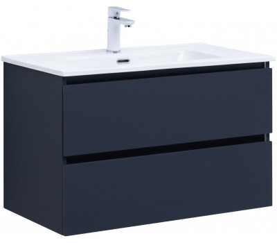 Тумба с раковиной Aquanet Вега 2.0 80 2 ящ. цв.маренго (раковина Flat) 00344762 Тумба с раковиной Aquanet Вега 2.0 80 2 ящ. цв.маренго (раковина Flat) 00344762