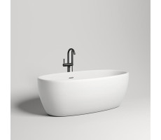 Ванна отдельностоящая 170х85 Salini Luce 100121M S-stone Белый матовый 