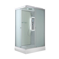 Душевая кабина AvaCan CK2810LED матовый Хром 