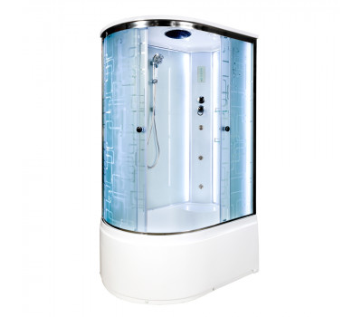 Душевая кабина AvaCan EM4511 R LED с гидромассажем Хром 