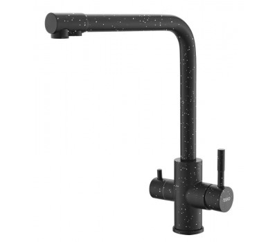 Смеситель для кухни Granite Black с подключением к фильтру Г-излив GR 05 B ESKO 