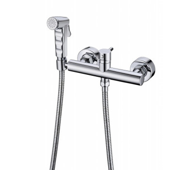 Смеситель с гигиеническим душем Bravat, хром D9140CP-RUS хром 