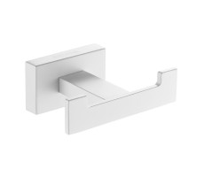 Крючок для ванной комнаты двойной Shevanik SG5621C, белый