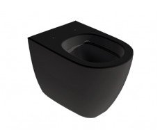 Унитаз подвесной Hatria A0Y1ZA02 FUSION безободковый, цвет черный матовый (сидение отдельно Унитаз подвесной Hatria A0Y1ZA02 FUSION безободковый, цвет черный матовый (сидение отдельно