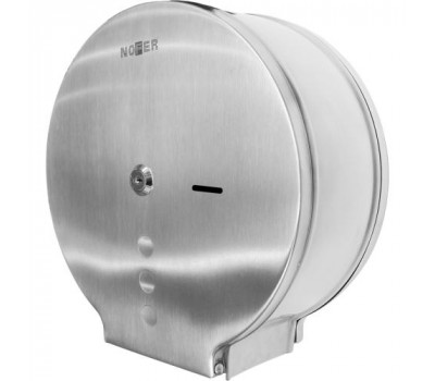 Диспенсер для туалетной бумаги Nofer круглый из нержавеющей стали матовый 280*272*115  NOFER 05006.XL.S 