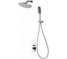 Встраиваемый смеситель с душевым набором Bravat F865104C-A-ENG Хром 