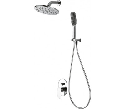 Встраиваемый смеситель с душевым набором Bravat F865104C-A-ENG Хром 