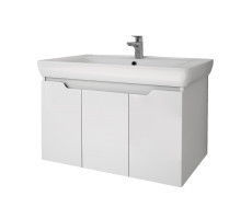 Тумба под раковину подвесная Dreja Q(D) 80 см, белый