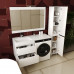 Тумба подвесная Style Line Даллас 150 R , 2 ящика, Люкс белая, PLUS