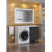 Тумба под стиральную машину напольная Uperwood Magenta 45х50х76,5 см, черная, с дверцами 5930205167 Тумба под стиральную машину напольная Uperwood Magenta 45х50х76,5 см, черная, с дверцами 5930205167
