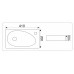 Умывальник CeramaLux 9265 белый 