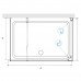 Душевой уголок 100x90 RGW Walk In 35100509-14 Черный матовый 