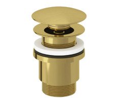 Донный клапан Kludi 10426N0-00 золото брашированное Донный клапан Kludi 10426N0-00 золото брашированное