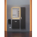 Тумба под раковину для ванной подвесная Uperwood Modul 50х21х60 см, черная матовая 2930205360 Тумба под раковину для ванной подвесная Uperwood Modul 50х21х60 см, черная матовая 2930205360