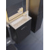 Тумба под раковину для ванной подвесная Uperwood Modul 50х21х60 см, черная матовая 2930205360 Тумба под раковину для ванной подвесная Uperwood Modul 50х21х60 см, черная матовая 2930205360