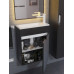 Тумба под раковину для ванной подвесная Uperwood Modul 50х21х60 см, черная матовая 2930205360 Тумба под раковину для ванной подвесная Uperwood Modul 50х21х60 см, черная матовая 2930205360