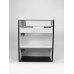 Тумба под раковину для ванной подвесная Uperwood Modul 50х21х60 см, черная матовая 2930205360 Тумба под раковину для ванной подвесная Uperwood Modul 50х21х60 см, черная матовая 2930205360