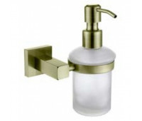 Дозатор для жидкого мыла настенный стекло бронза латунь KH-4310 бронза 