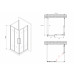 Душевой уголок ABBER Schwarzer Diamant AG02080BH-S80B черный матовый 
