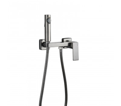 Гигиенический душ со смесителем Rose R1805T-1, пепельный