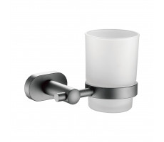 Стакан для ванной комнаты Shevanik SG5112T, оружейная сталь